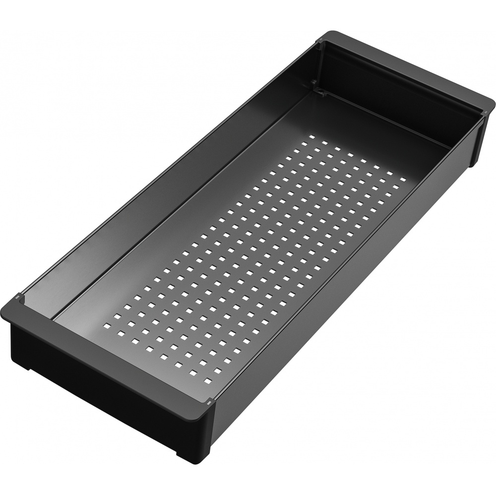 Franke MM-70S-ANT 6.19" x 16.8" Steel Colander - Anthracite