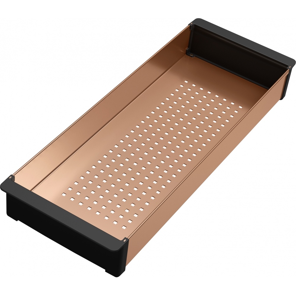 Franke MM-70S-CPR 6.19" x 16.8" Steel Colander - Copper