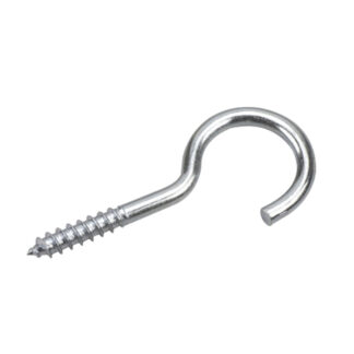 Onward 2708XS 2-1/4" x 4mm Steel Screw Hook with Lag Thread - Zinc