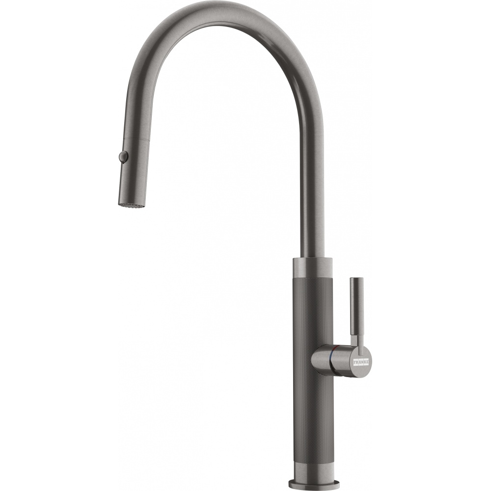 Franke MMX-PD-ANT Mythos Masterpiece 18.3" Single Handle Pull-Down Spray Faucet - Anthracite