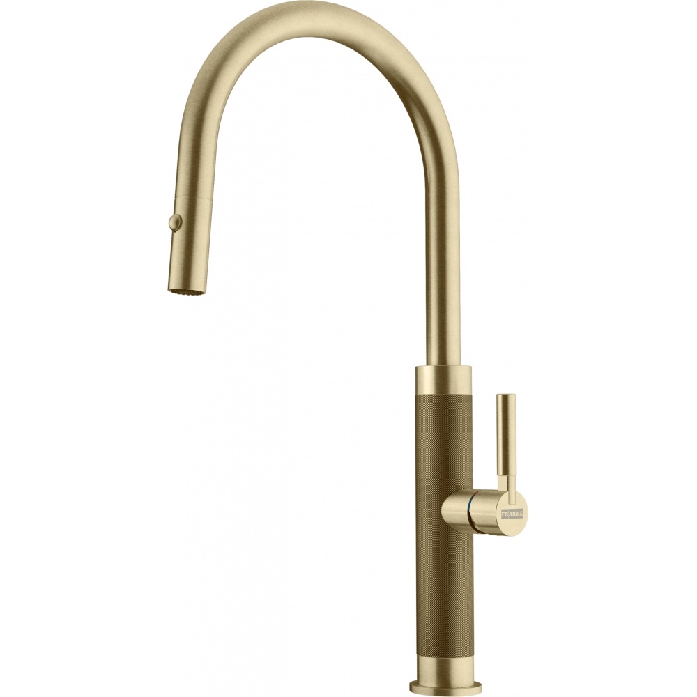Franke MMX-PD-GLD Mythos Masterpiece 18.3" Single Handle Pull-Down Spray Faucet - Gold