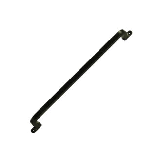 Onward 515BLR 15.47" Decorative Square Iron Barn Door Pull - Black