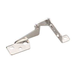 Onward 580NV 3/4" Steel Overlay Door Pivot Hinge, 2 Pack - Nickel