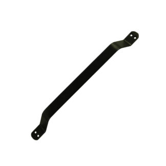 Onward 615BLR 15" Decorative Flat Iron Barn Door Pull - Black