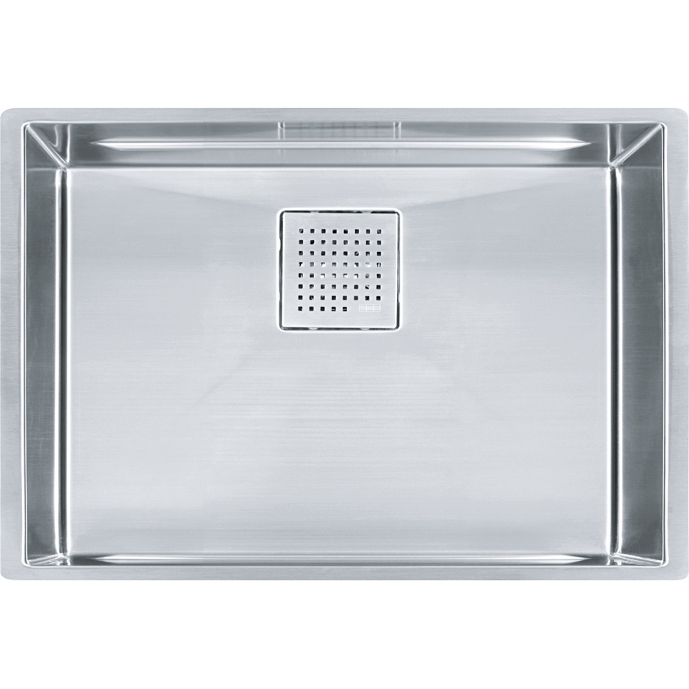 Franke PKX11025-S Peak 26.19" x 17.75" Single Bowl Undermount Kitchen Sink - Stainless Steel