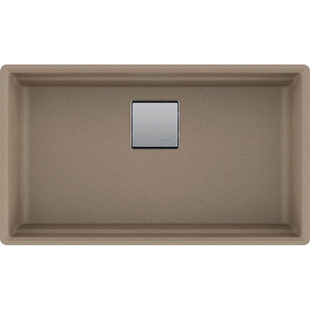 Franke PKG110-31OYS Peak 32" x 18.75" Fragranite Single Bowl Undermount Kitchen Sink - Oyster
