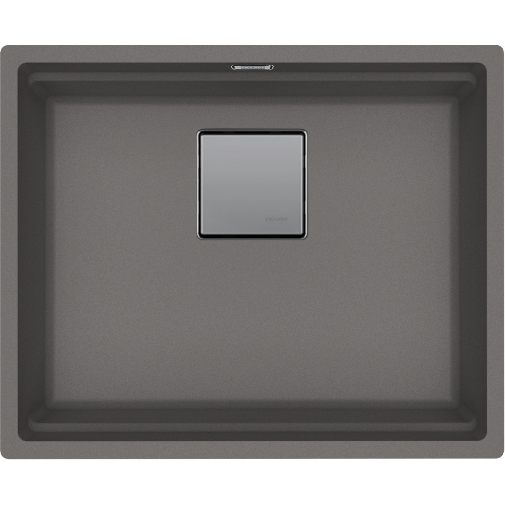 Franke PKG110-20SG Peak 22.06" x 18.21" Fragranite Single Bowl Undermount Kitchen Sink - Stone Grey