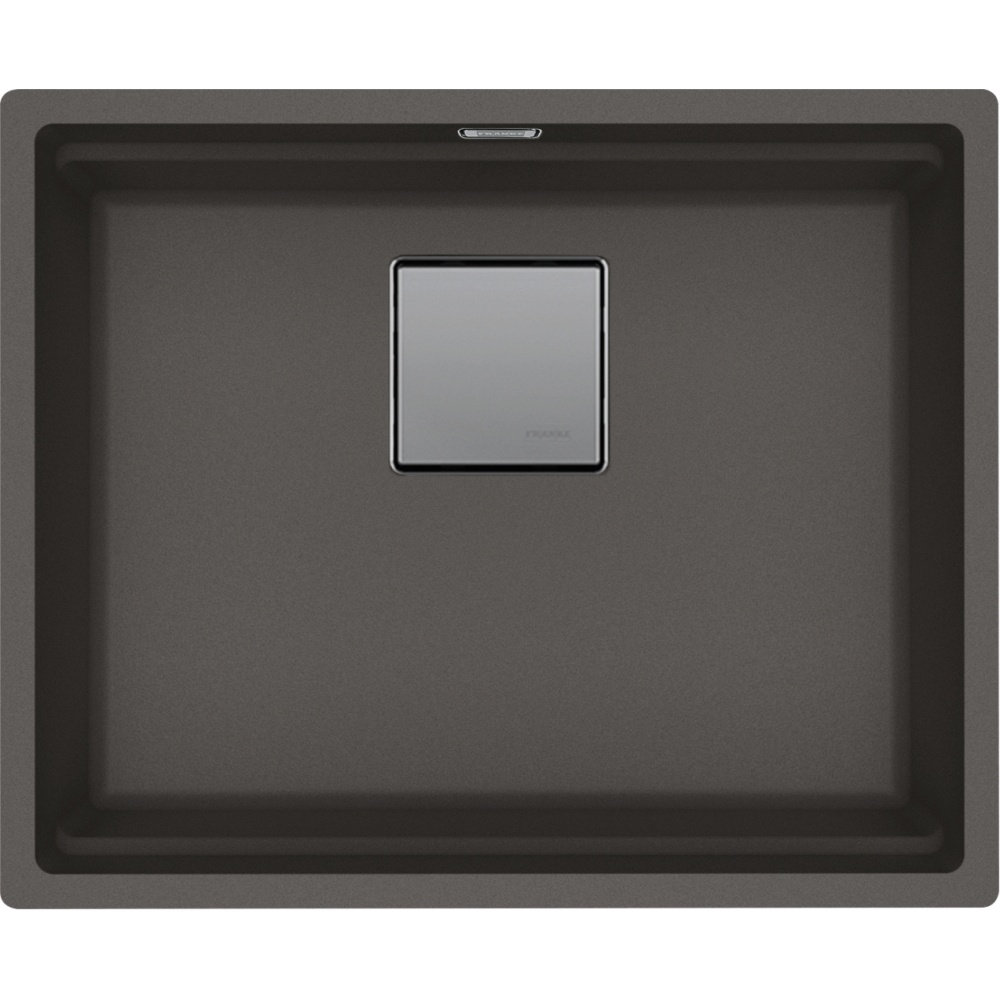Franke PKG110-20SLG Peak 22.06" x 18.21" Fragranite Single Bowl Undermount Kitchen Sink - Slate Grey