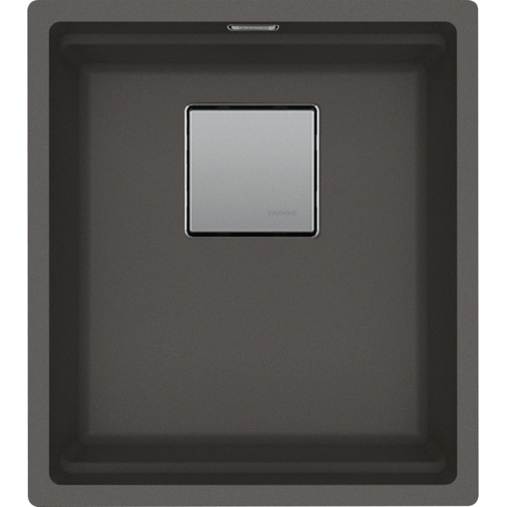 Franke PKG110-14SLG Peak 16.1" x 18.1" Fragranite Single Bowl Undermount Bar/Prep Sink - Slate Grey