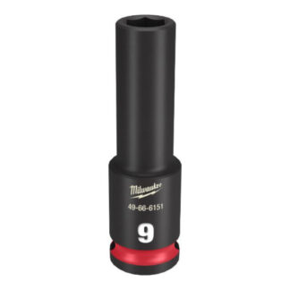 Milwaukee 49-66-6151 SHOCKWAVE™ Impact Duty 3/8" Drive 9MM Deep 6 Point Socket