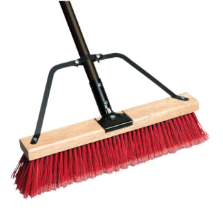 M2 PB-800-RB24 24" Ryno Complete Push Broom - Red