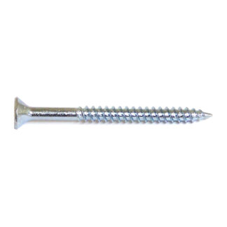 Robertson 0255120011320101 #8 x 3" Flat Wood Screw, 1500 Pack - Zinc
