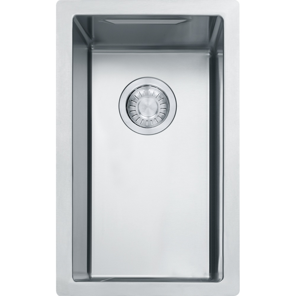 Franke CUX11010-W Culinary Work Center 13" x 21" Single Bowl Prep Sink - Stainless Steel