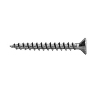 Robertson 1055120001230102 #8 x 1" Flat Tapping Screw, 100 Pack - Zinc