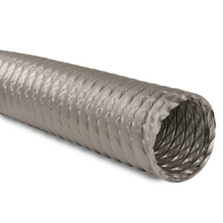 Imperial CS-0525 5" x 25ft Vinyl Flex Air Duct - Grey