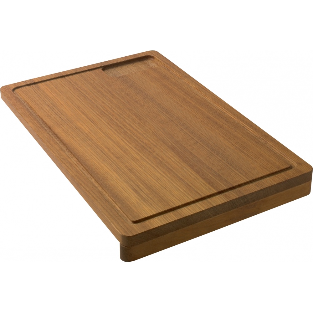 Franke OA-40S 14.5" x 21.9" Solid Wood Universal Cutting Board - Iroko