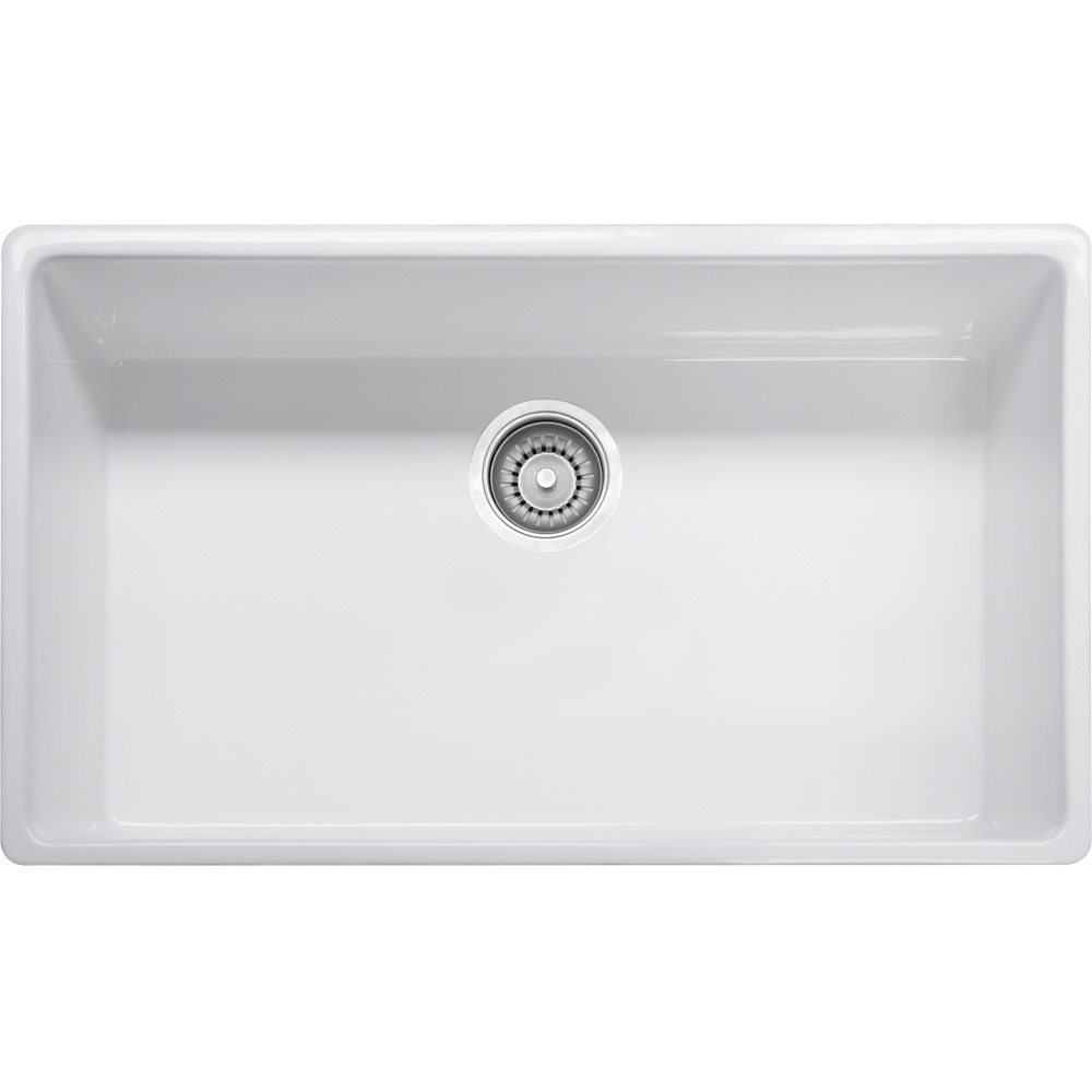 Franke FHK710-33WH Farm House 33" x 20" Ceramic Single Bowl Apron Front Kitchen Sink - White