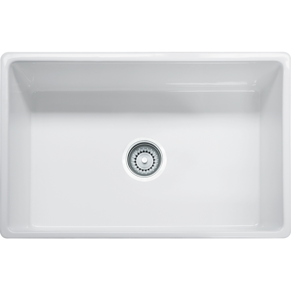 Franke FHK710-30WH Farm House 30.12" x 20" Ceramic Single Bowl Apron Front Kitchen Sink - White