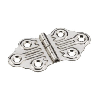 Onward 431NR 1-1/4" Decorative Butterfly Hinge, 2 Pack - Nickel
