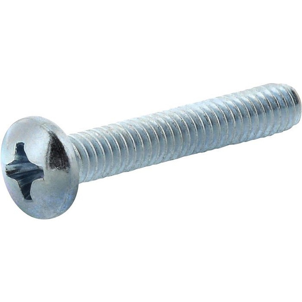 Hillman 43149 M6 x 30mm Phillips Pan Head Metric Machine Screw