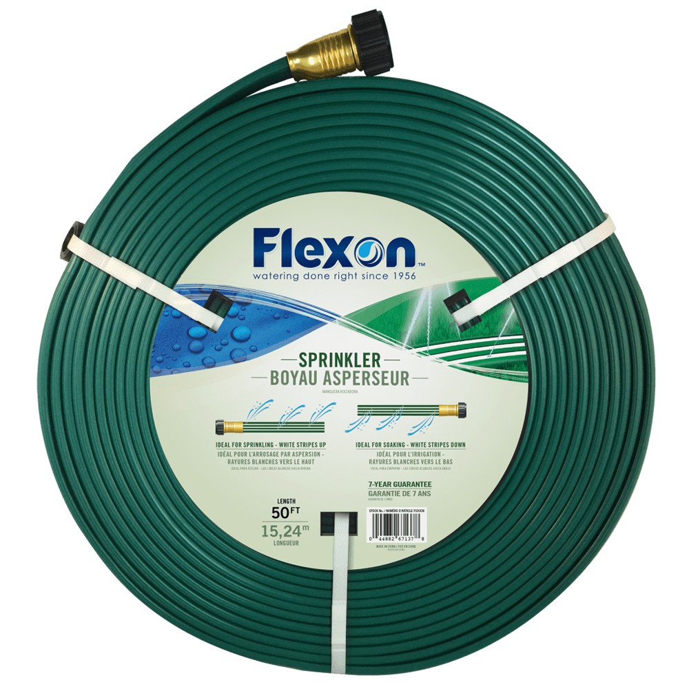 Flexon FS50 50' Sprinkler Hose - Green