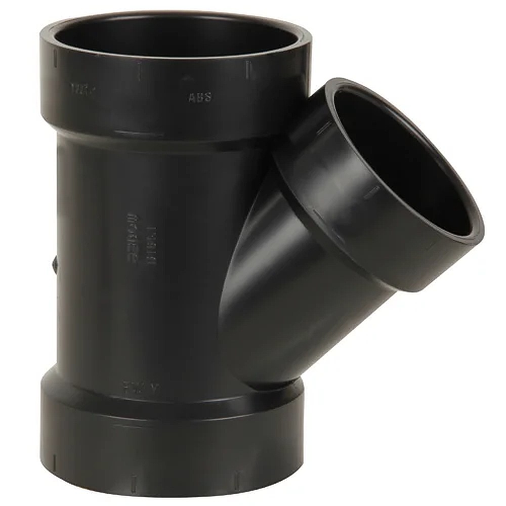 Bow 600833 4″ x 4″ x 3″ ABS Y Fitting