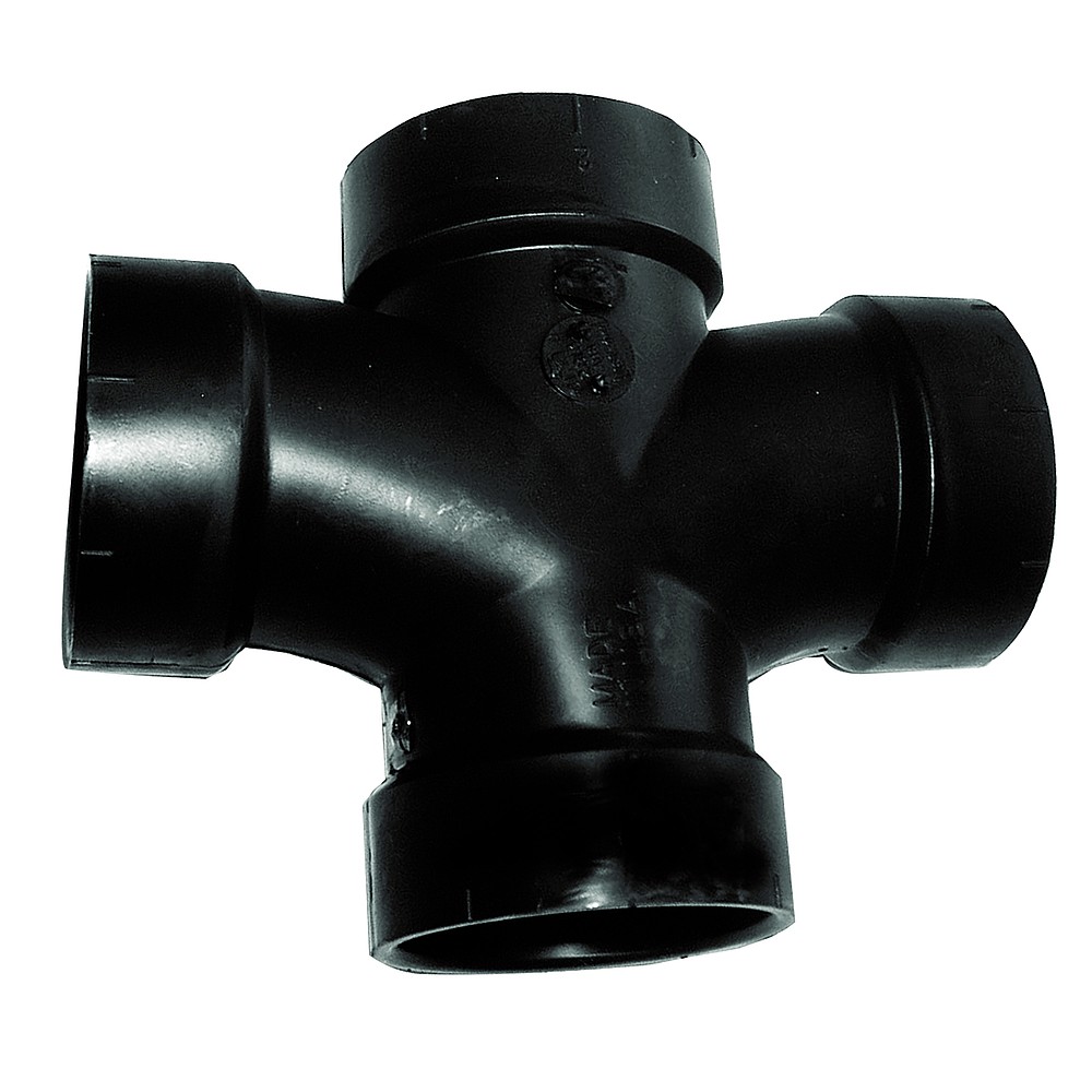 Bow 600361 3″ x 3″ x 1-1/2″ x 1-1/2″ ABS Tee Fitting