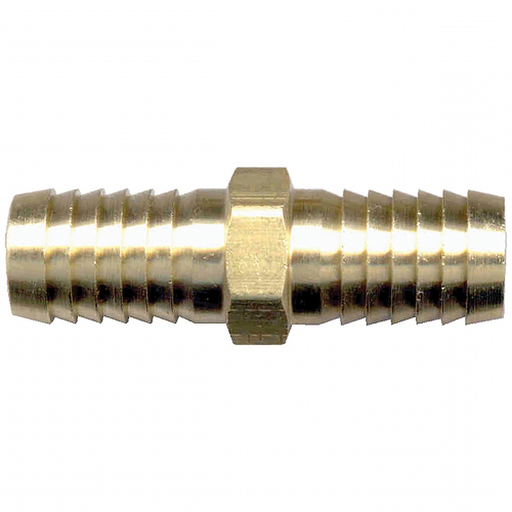 Fairview 129-4 1/4″ x 1/4″ Hose Barb Splicer - Brass