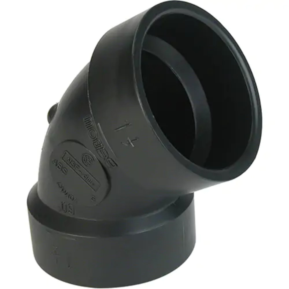 Bow 600874 4" 60° ABS Elbow Fitting