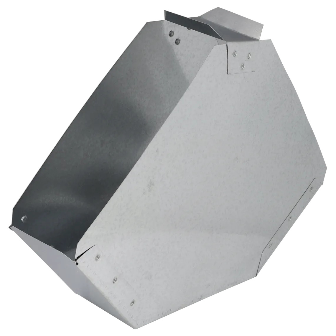 Imperial GV0080 3-1/4" x 10" 45° Galvanized Elbow