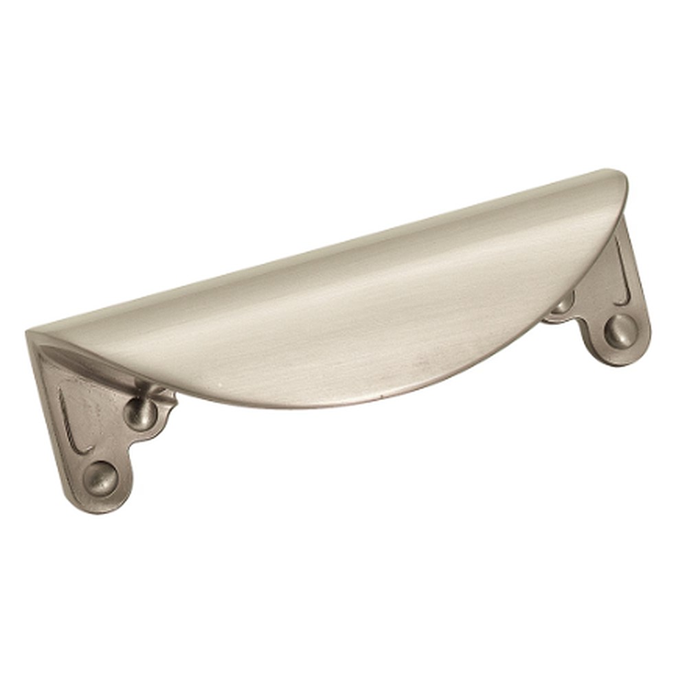 Amerock 3" Cabinet Cup Pull - Satin Nickel