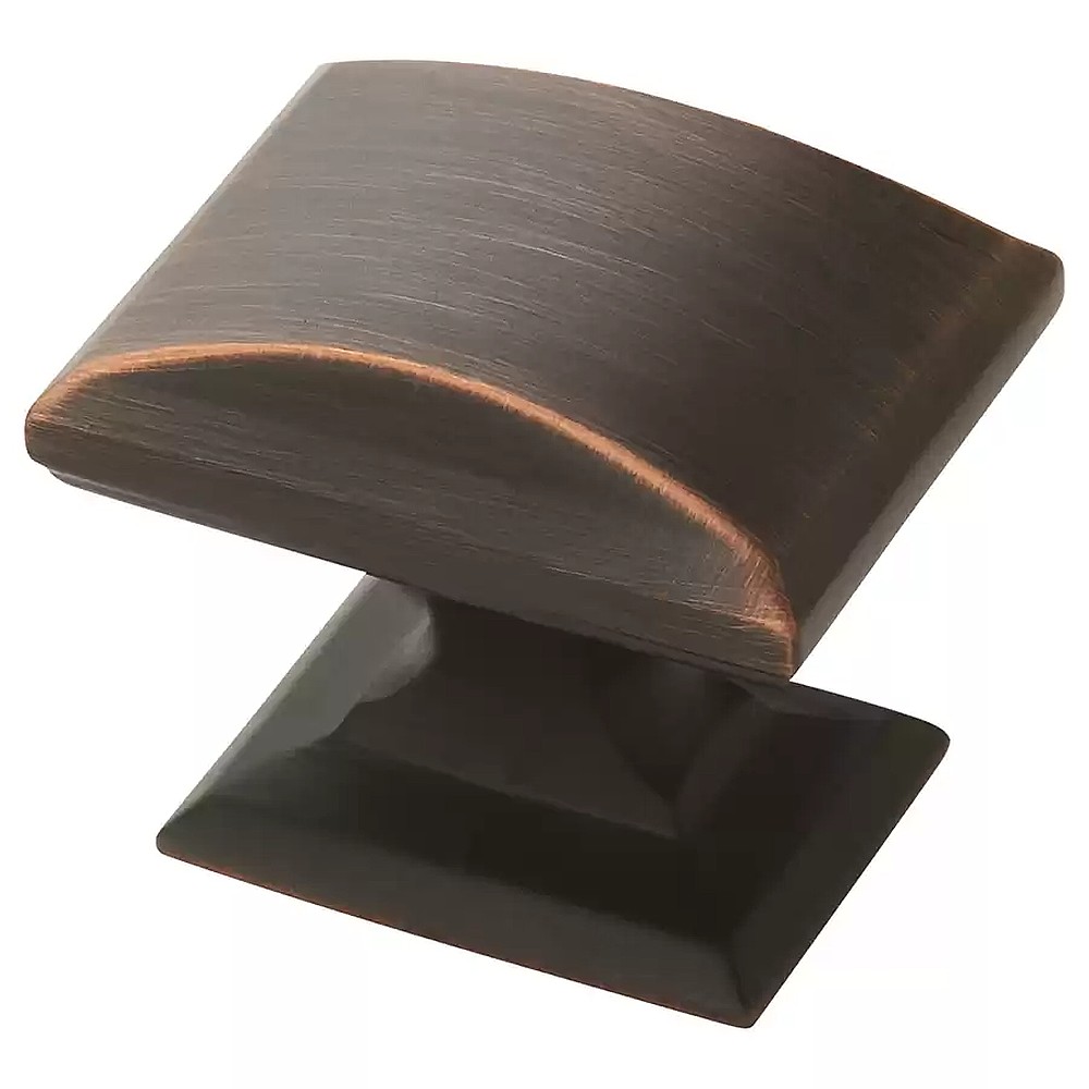 Amerock BP29340ORB 1-1/4" Candler Rectangular Knob - Oil Rubbed Bronze