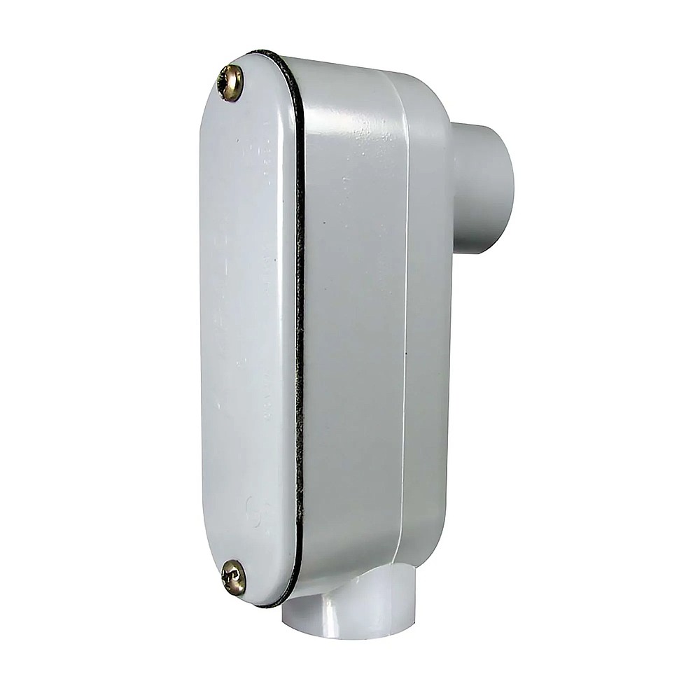 Carlon LBBODY-200 2" LB Type Non-Metallic Conduit Body - Grey