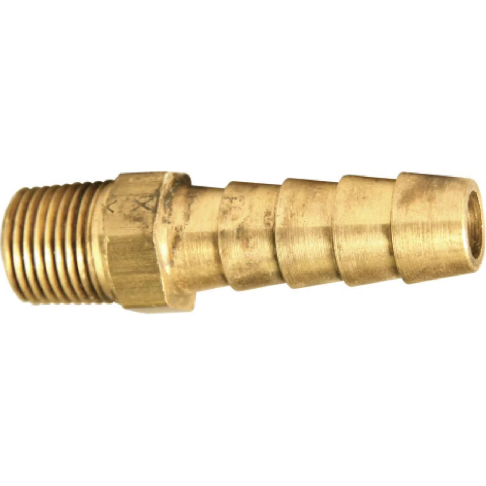 Fairview 125-6D 3/8" x 1/2" Male Hose Barb - Brass