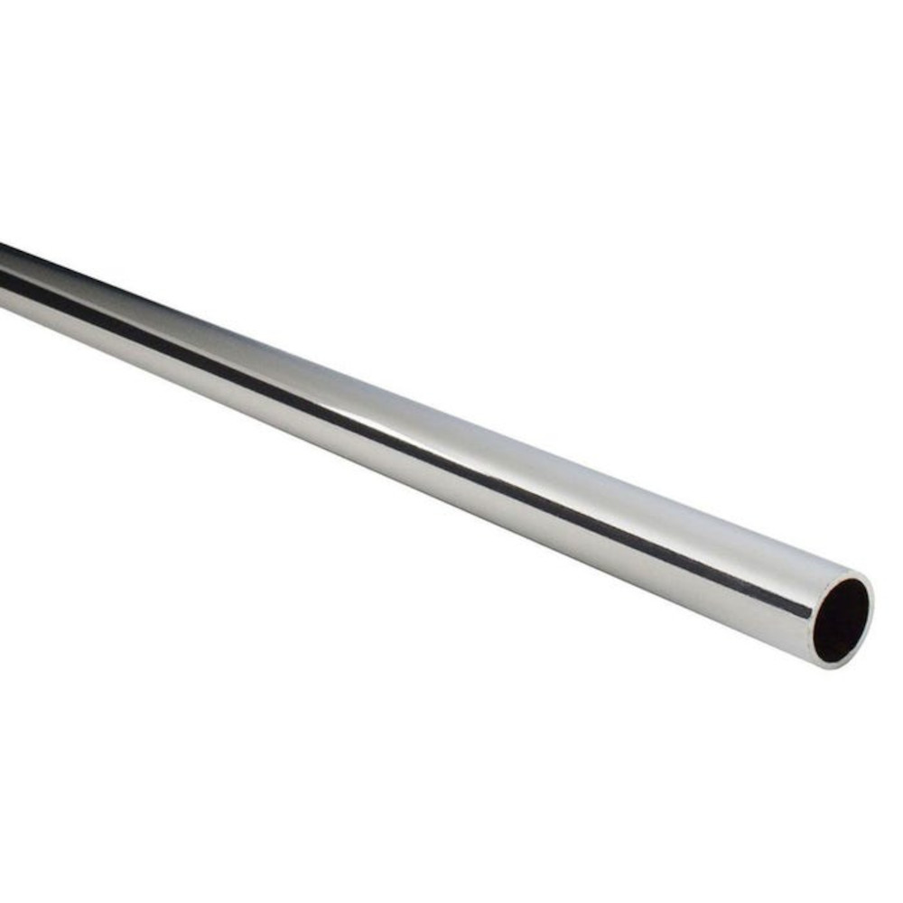 Onward 49516144CV 1-5/16″ x 12' Round Closet Rod - Chrome
