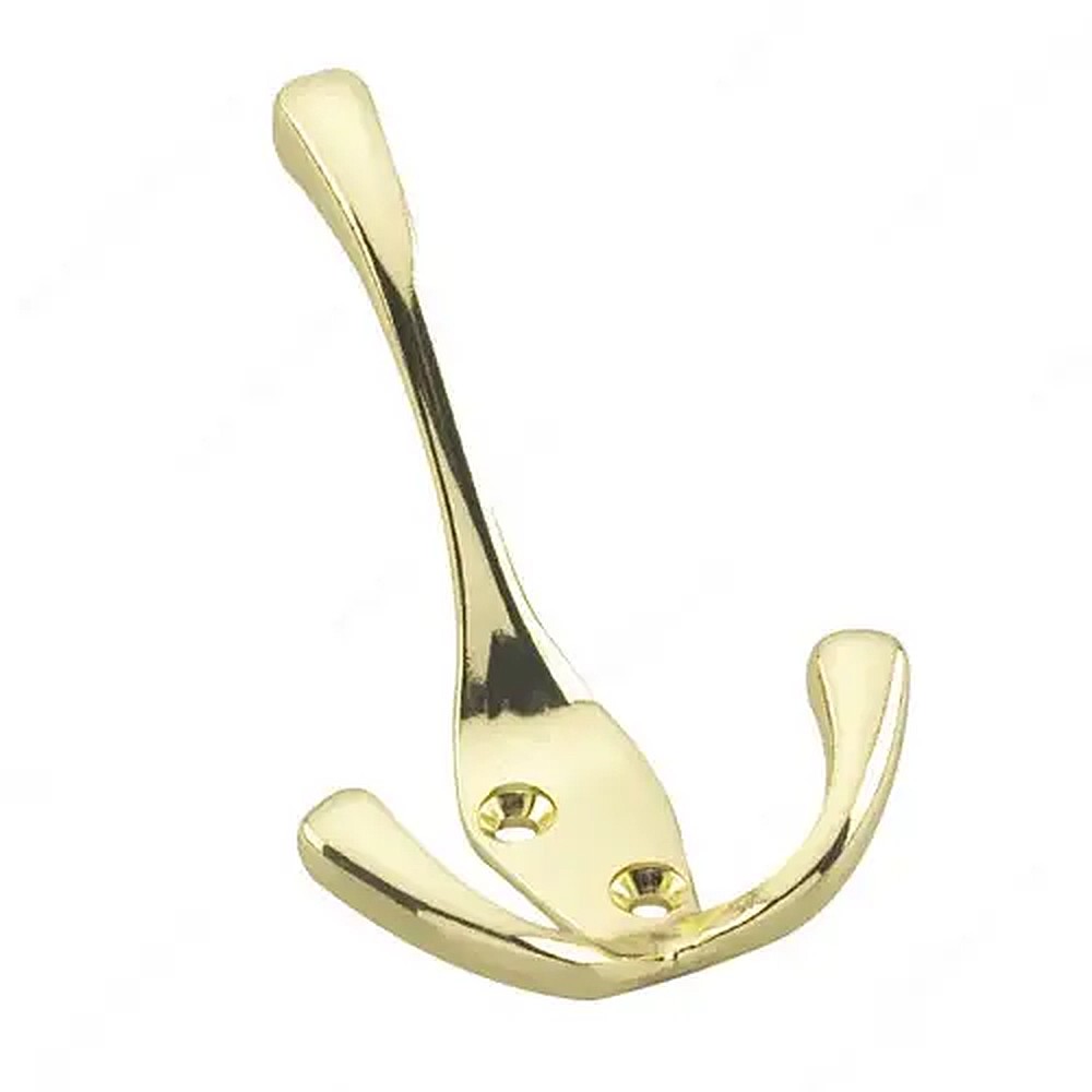 Onward 236BV 4-1/2″ Heavy-Duty Triple Utility Hook - Brass