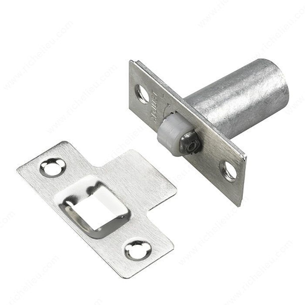 Onward 503NBV Adjustable Ball Catch with T-Shaped Plate - Satin Nickel