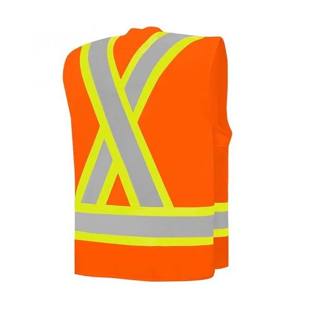 WASIP TV20OM Medium Ground Force Hi-Viz Surveyors Vest - Orange