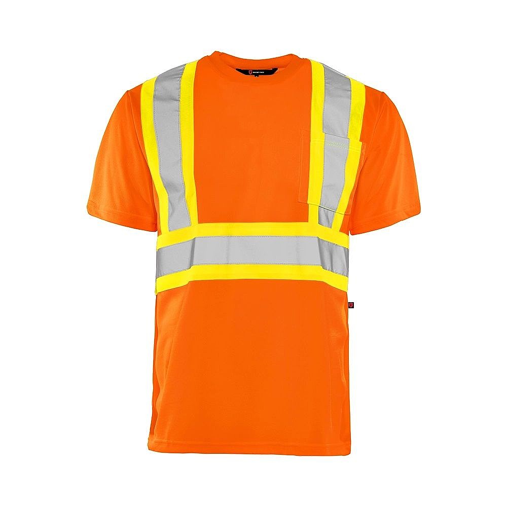 WASIP TT1O3XL 3XL Hi-Viz Traffic Safety T-Shirt - Orange