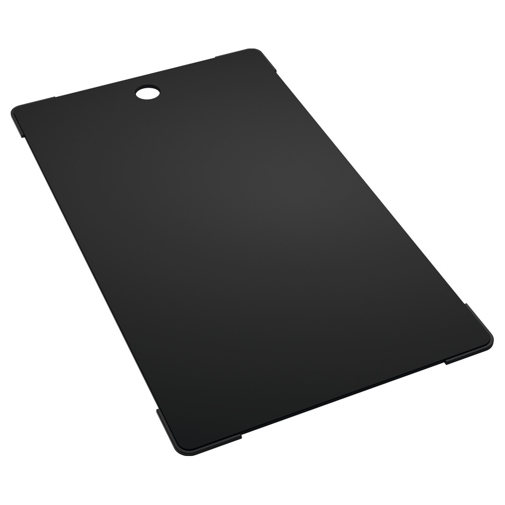 Franke PT-40S 10.9" x 18.5" Tempered Glass Cutting Board - Black