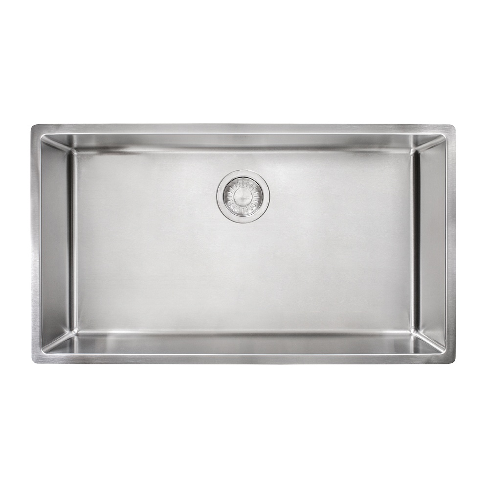 Franke CUX11030-WKC Cube 31.5" x 17.7" Undermount Single Bowl Workcenter Sink - Stainless Steel