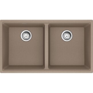 Franke MAG1201515-OYS-S Maris 33.0" x 18.94" Undermount Fragranite Double Bowl Kitchen Sink - Oyster
