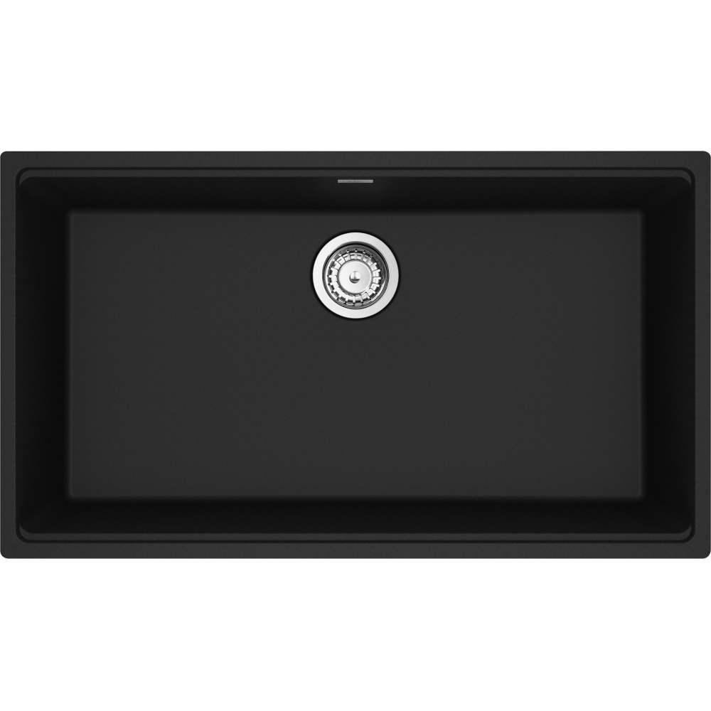 Franke MAG11031-MBK-S Maris 33" x 18.94" Undermount Fragranite Single Bowl Kitchen Sink - Matte Black