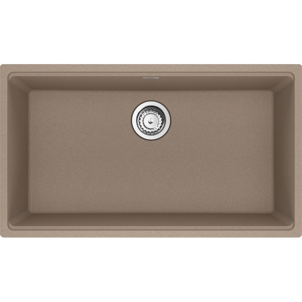 Franke MAG11029-OYS-S Maris 31" x 17.81" Undermount Fragranite Single Bowl Kitchen Sink - Oyster
