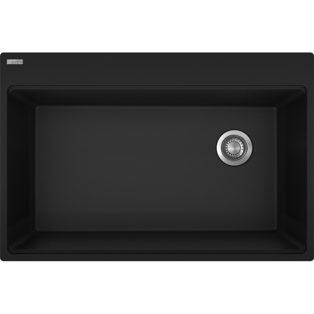 Franke MAG61031OW-MBK-S Maris 33" x 22" Dual Mount Fragranite Dual Mount / Drop In Single Bowl Kitchen Sink - Matte Black