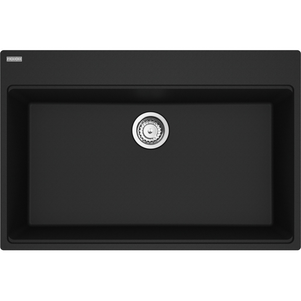 Franke MAG61031-MBK-S Maris 33" x 22" Dual Mount Fragranite Single Bowl Kitchen - Matte Black