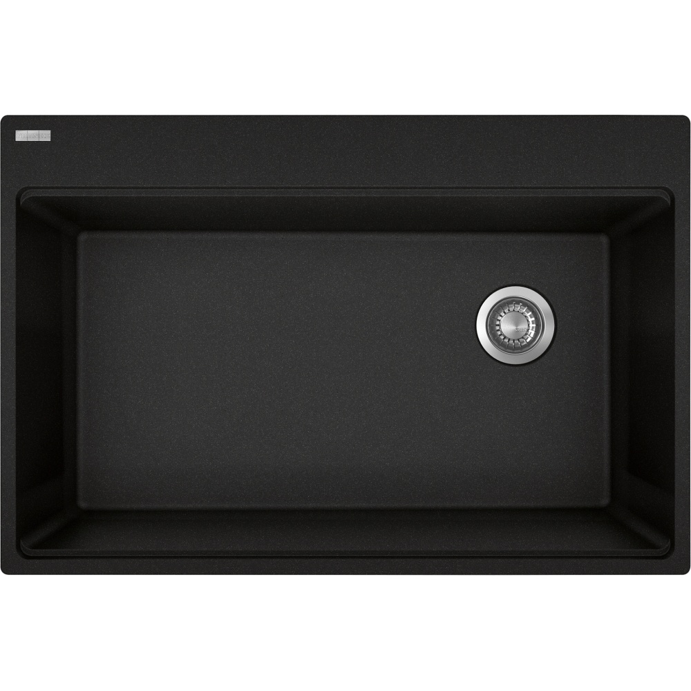 Franke MAG61031OW-ONY-S Maris 33" x 22" Dual Mount Fragranite Dual Mount / Drop In Single Bowl Kitchen Sink - Onyx