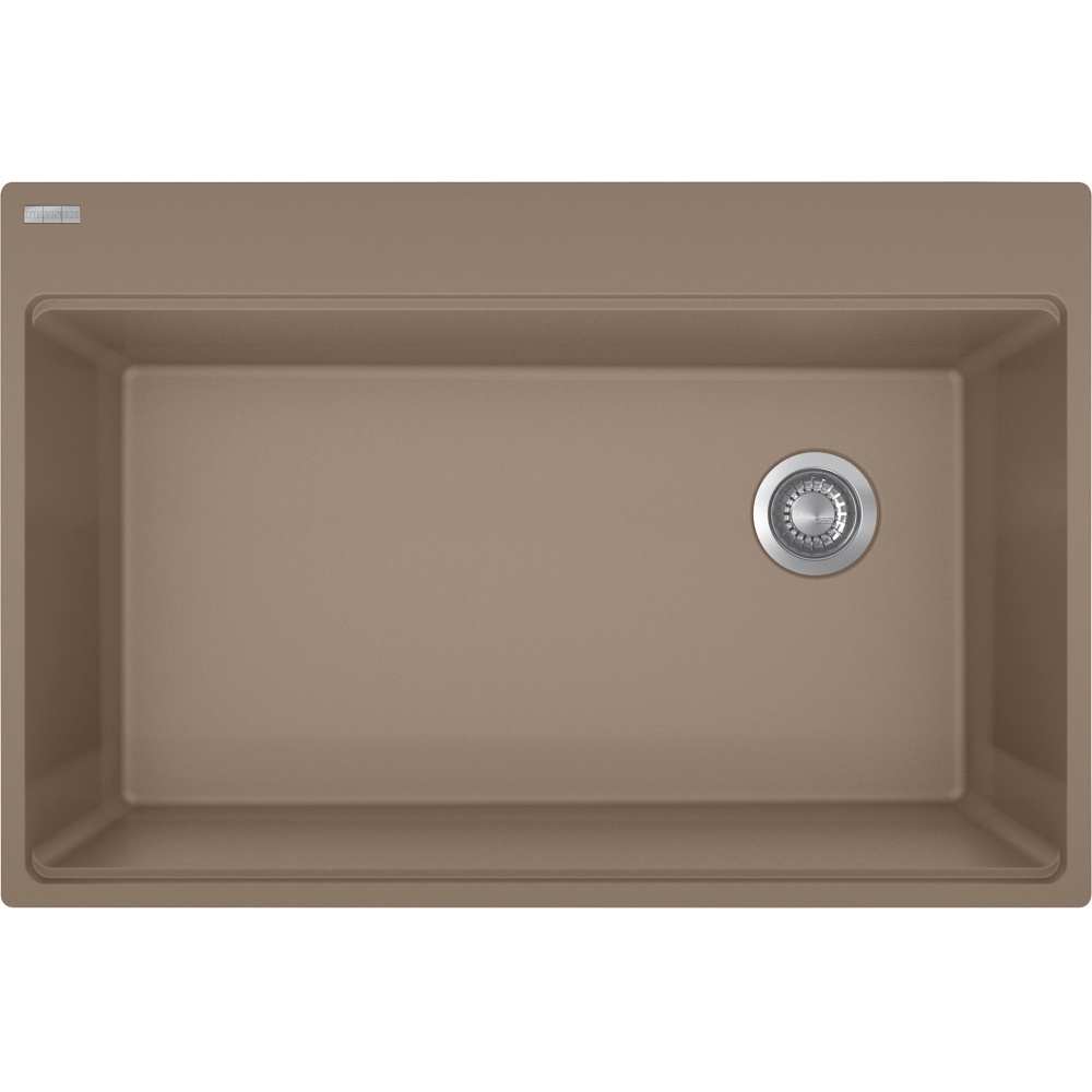 Franke MAG61031OW-OYS-S Maris 33" x 22" Dual Mount Fragranite Dual Mount / Drop In Single Bowl Kitchen Sink - Oyster