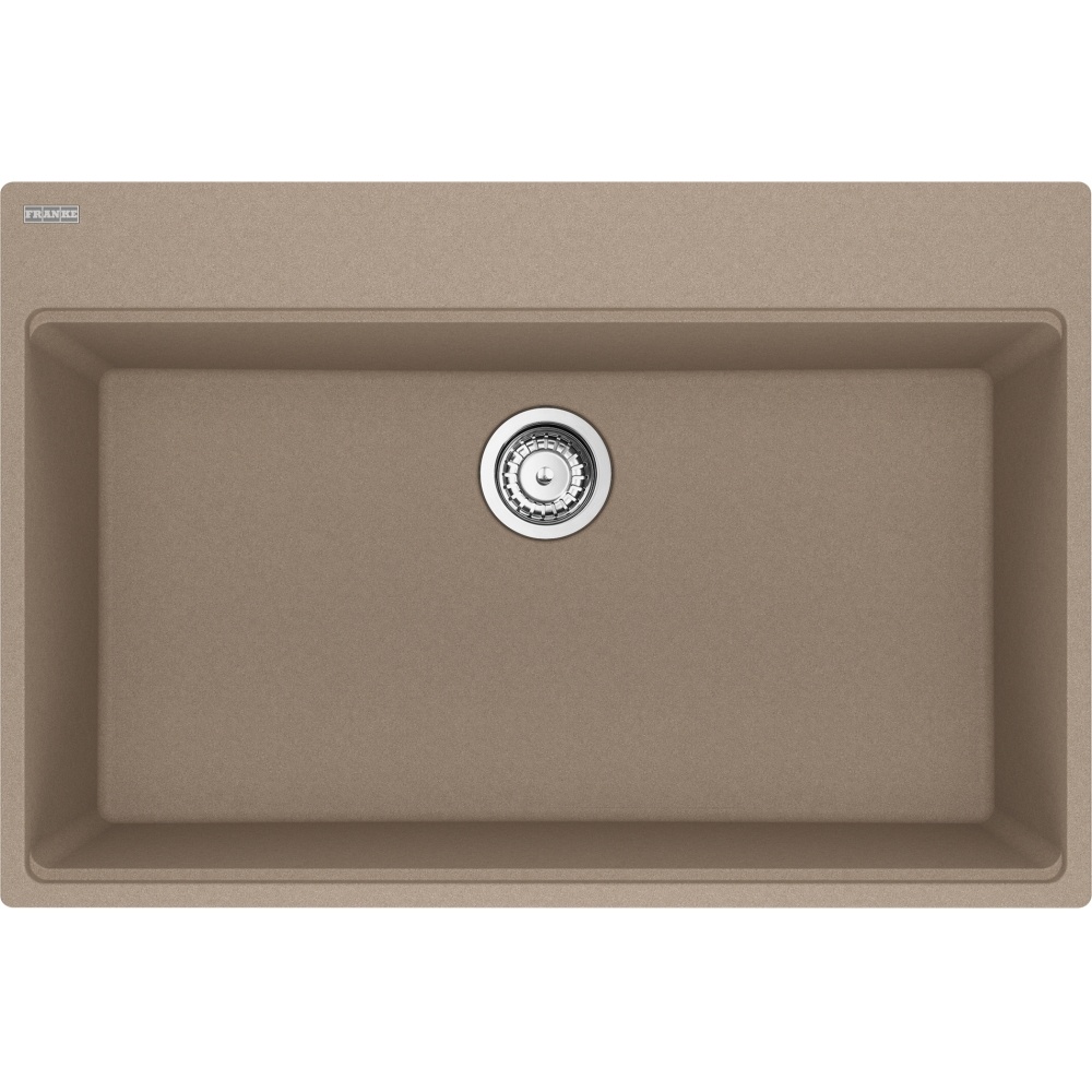 Franke MAG61031-OYS-S Maris 33" x 22" Dual Mount Fragranite Single Bowl Kitchen - Oyster
