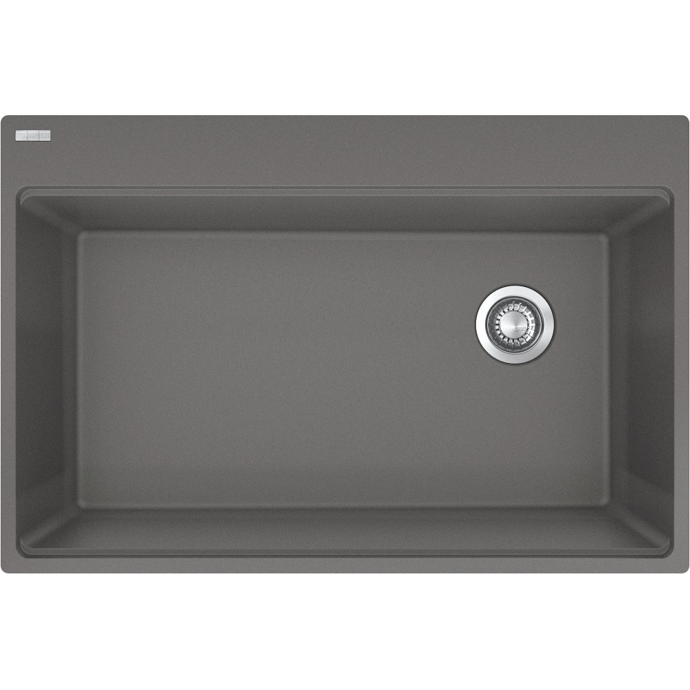 Franke MAG61031OW-SHG-S Maris 33" x 22" Dual Mount Fragranite Dual Mount / Drop In Single Bowl Kitchen Sink - Stone Grey